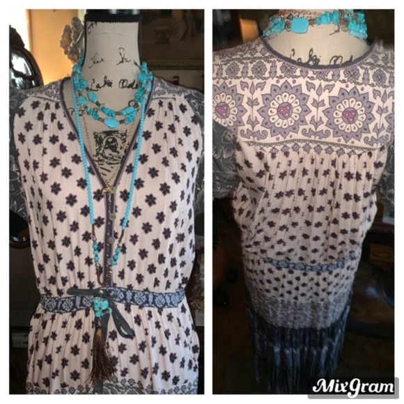 NWOT SPELL & THE GYPSY LIONHEART GOWN Sz XS Coal - Picture 3 of 6